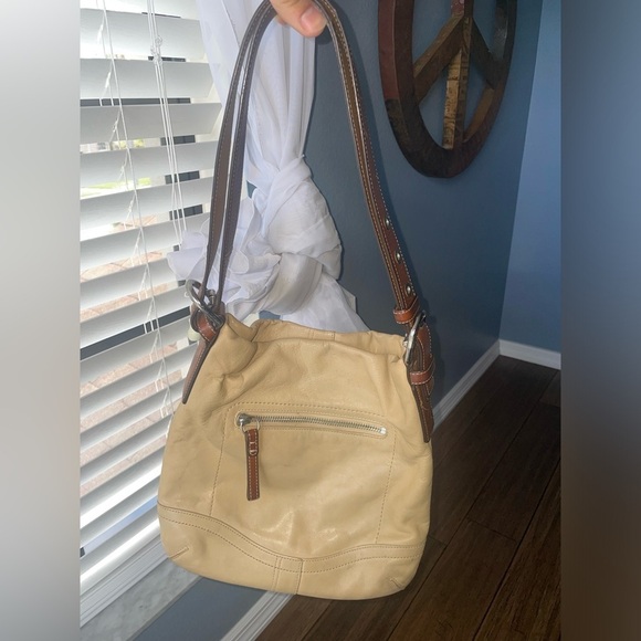 Vintage coach bag shoulder bag adjustable strap purse neutral minimalist - Picture 12 of 14